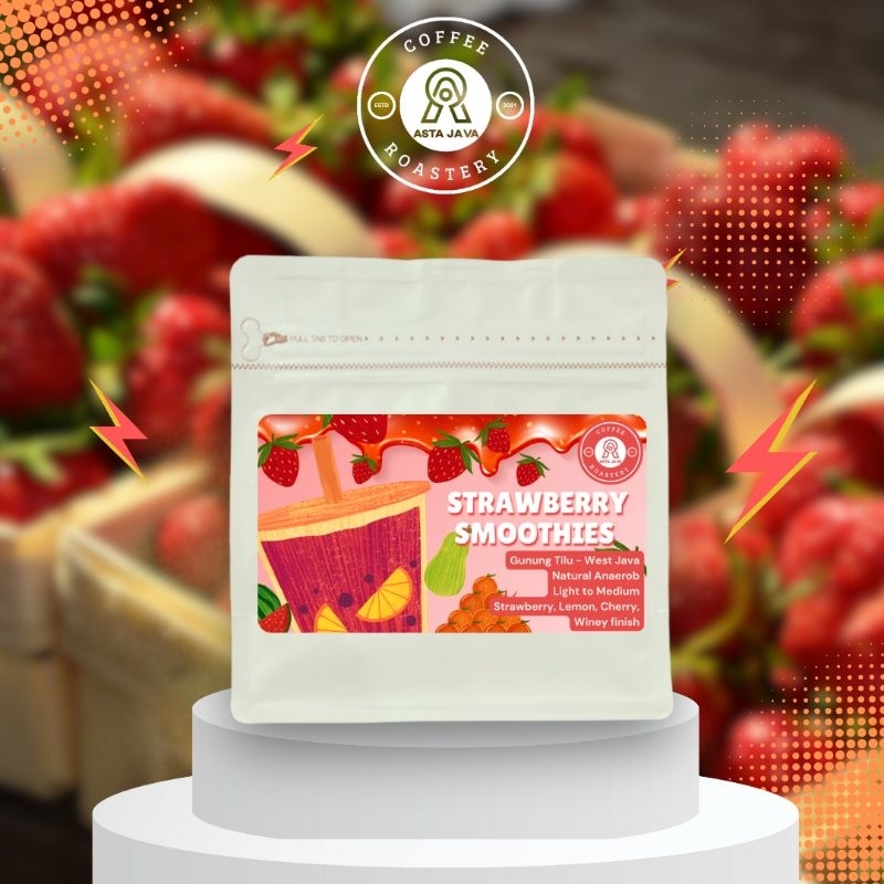 

Biji Kopi Arabika Single Origin Gunung Tilu Strawberry Smoothies Natural Anaerob