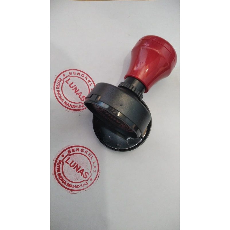 

stempel flash ukuran 3.5 cm free jasa desain sudah terisi tinta