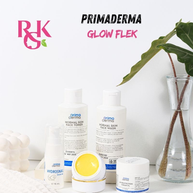 Primaderma Paket Glow Flek + Hydrosnail Serum Gel
