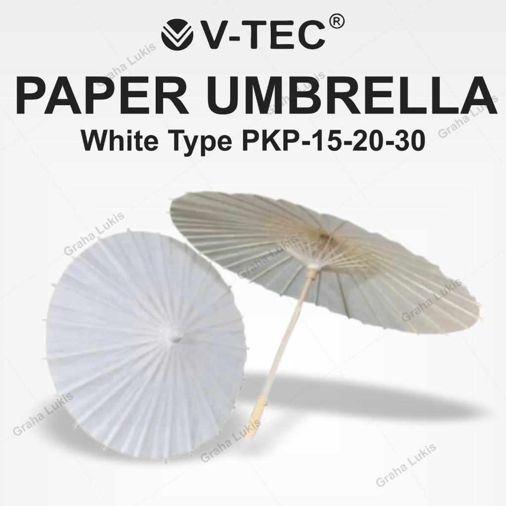 

V-TEC Payung Kertas Putih