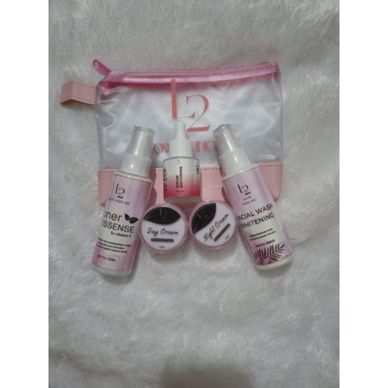 PAKET WHITENING L2GLOW SKINCARE