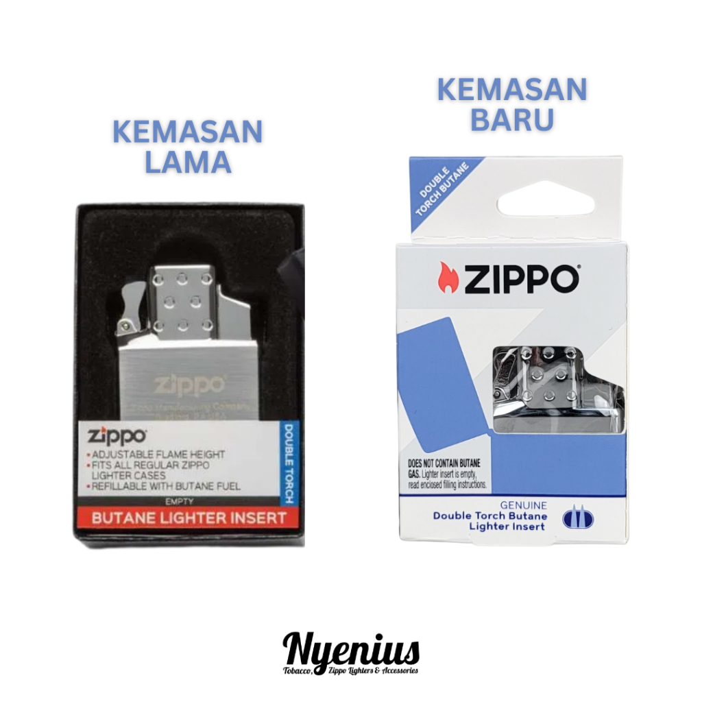 Zippo 65827 Butane Lighter Insert Double Torch, Fits Any Regular Zippo