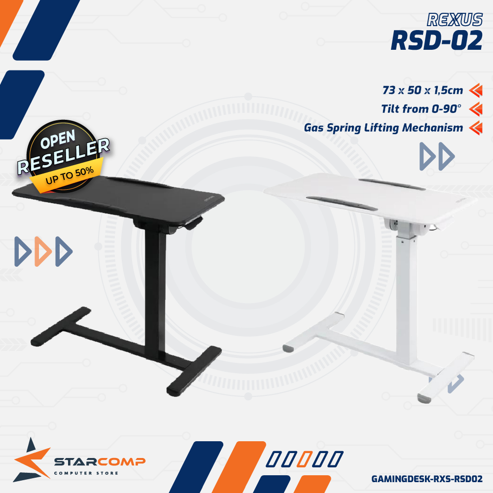 Rexus Mezza Plus RSD02/ RSD-02 Standing Desk Garansi Resmi