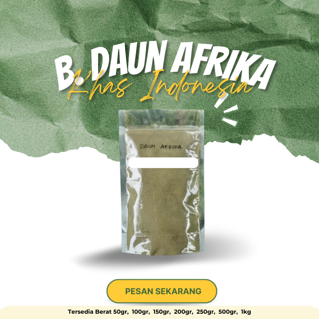 

SERBUK BUBUK HERBAL ALAMI DAUN AFRIKA