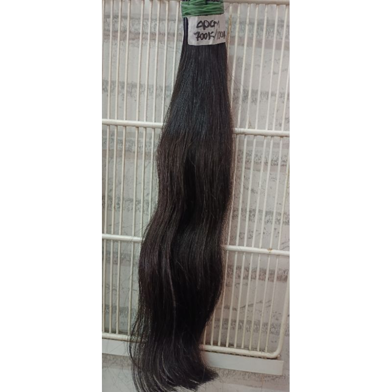 Rambut sambung asli/ hair extensions panjang 40cm