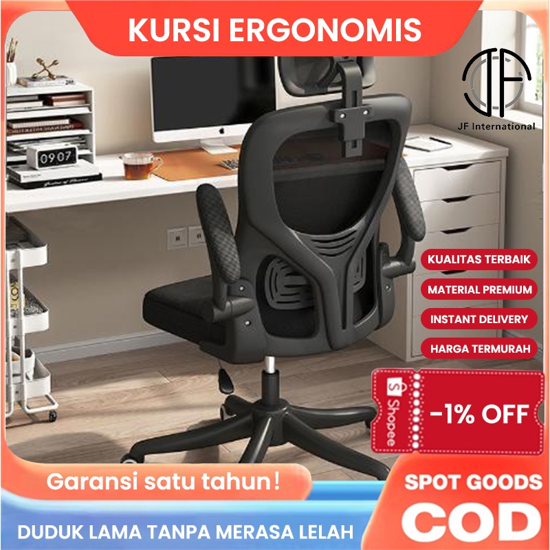 Kursi Kantor Minimalis Korean Style / Kursi Kerja / Kursi Belajar / Kursi Minimalis / Kursi Santai