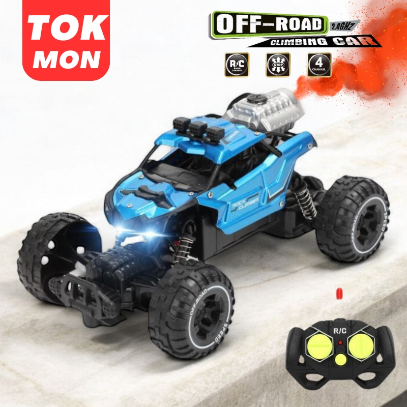 Mobil Remote Control Offroad Spray Bodi Alloy Climbing Car RC Rock Crawler Skala 1:16