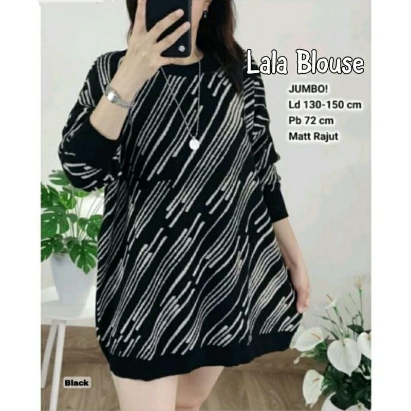JUMBO LD 130 CM LALA KAOS WANITA BAHAN RAJUT