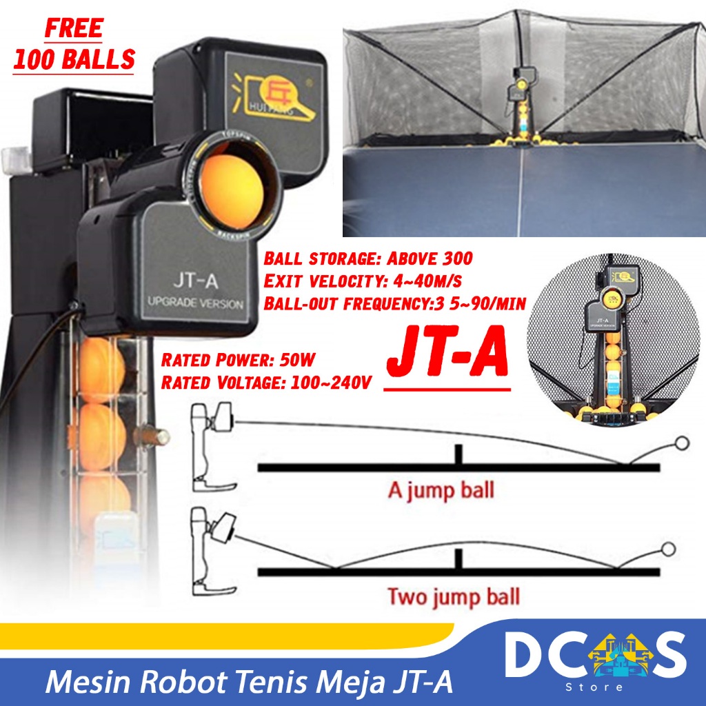 Robot Mesin Pingpong Tenis Meja /Machine Table Tenis Ball Huipang JT-A