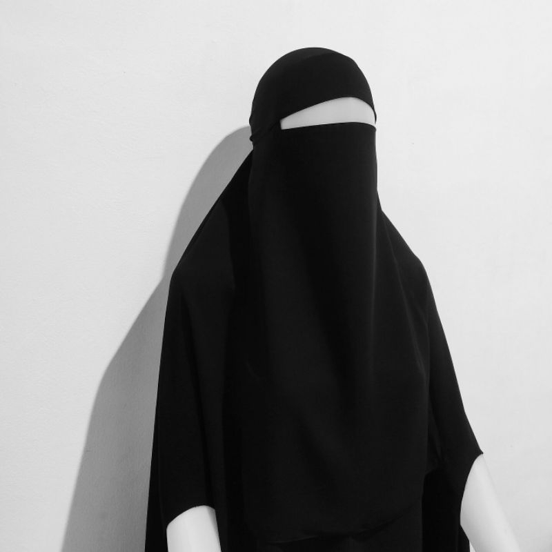 Cadar Bandana Tidak Nyolok Mata Premium | Cadar Bandana Siffon Arabian | Niqab Bandana Siffon | Niqa