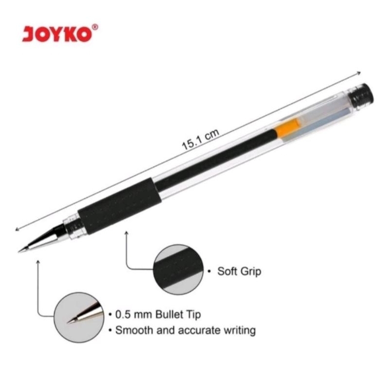 

bolpen hi-tech / pen gel joyko / bolpen joyko jk-100 / bolpen 1 pak