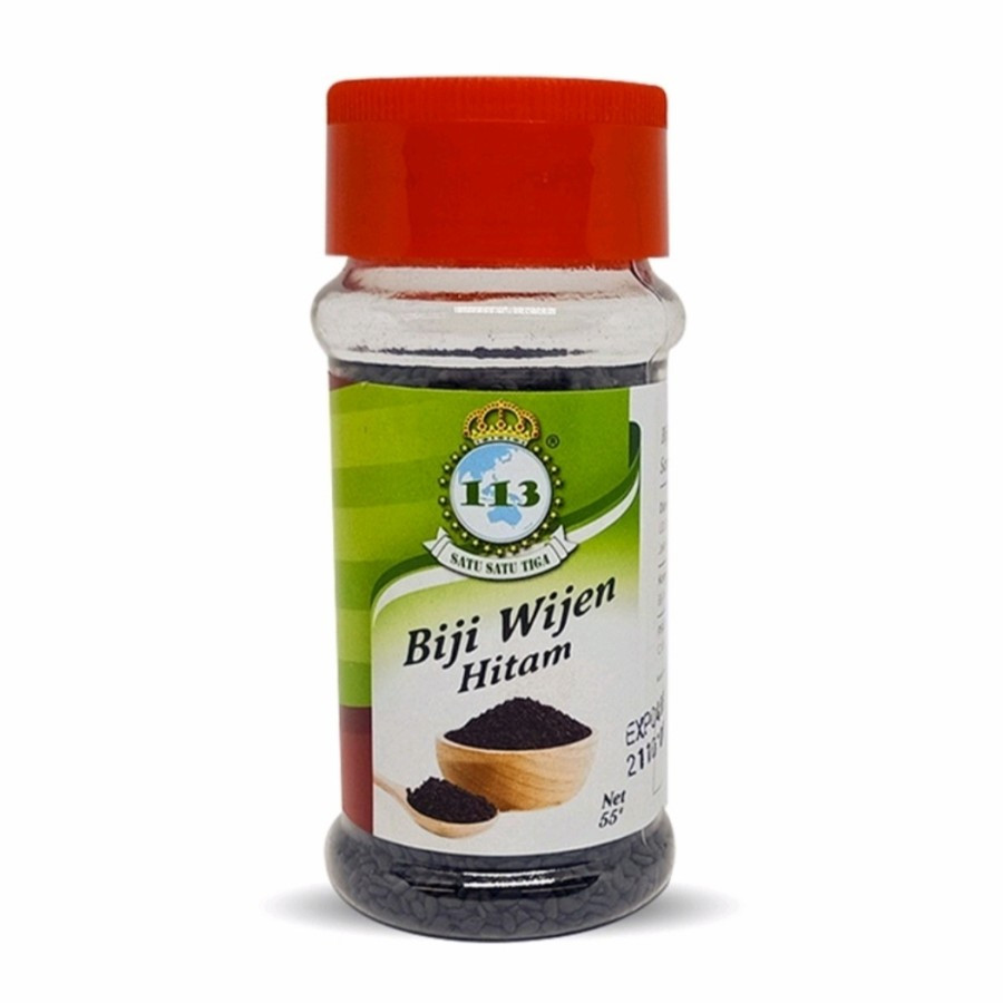 

merk 113 Biji Wijen Hitam 55 gr Black Sesame