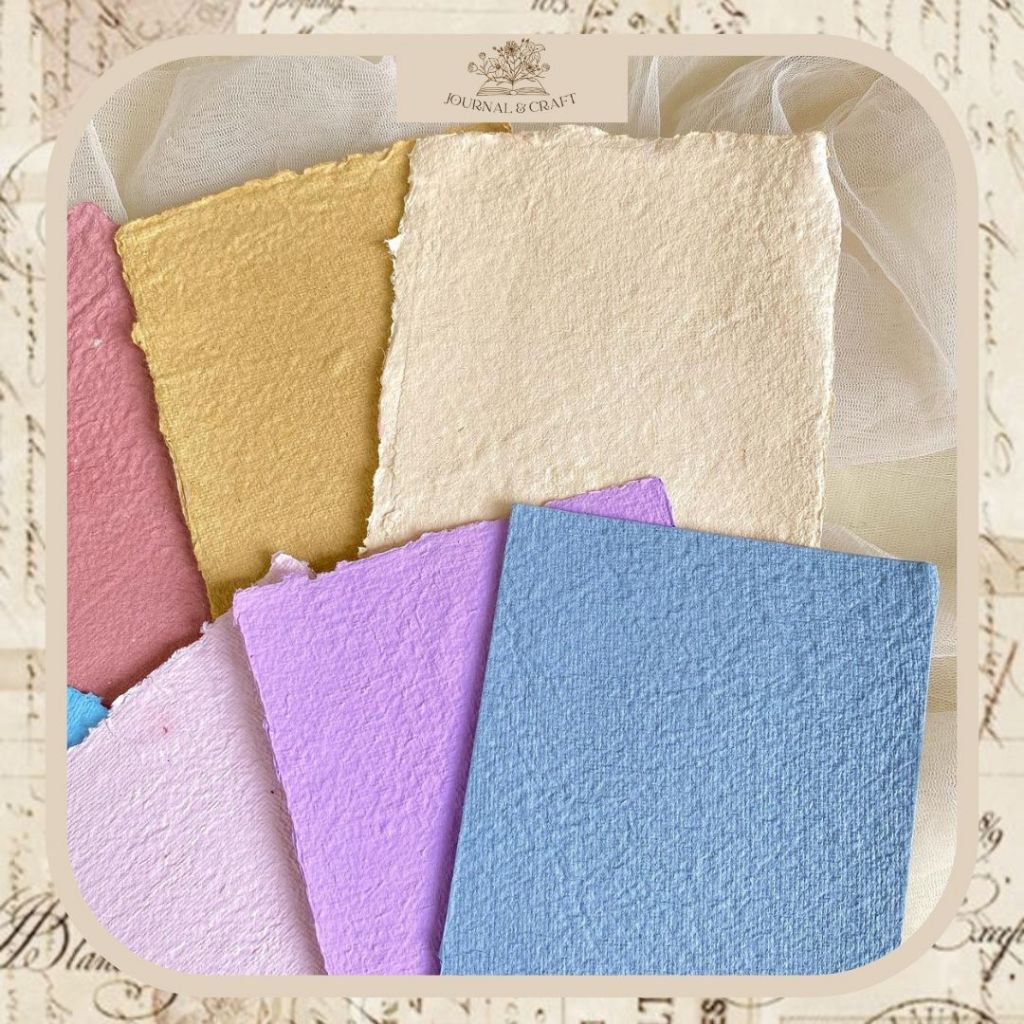 

JournalandCraft A6 Kertas Daur Ulang / Hand Made / Recycle / Eco Friendly / Ramah Lingkungan Kertas Handmade Daur Ulang Kertas daur ulang warna Kertas daur ulang