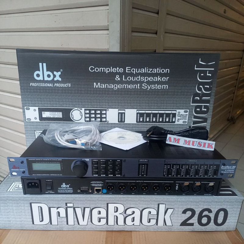 DLMS DBX 260 SPEAKER MANAGEMENT DBX260 DIGITAL 3 IN 6 OUT