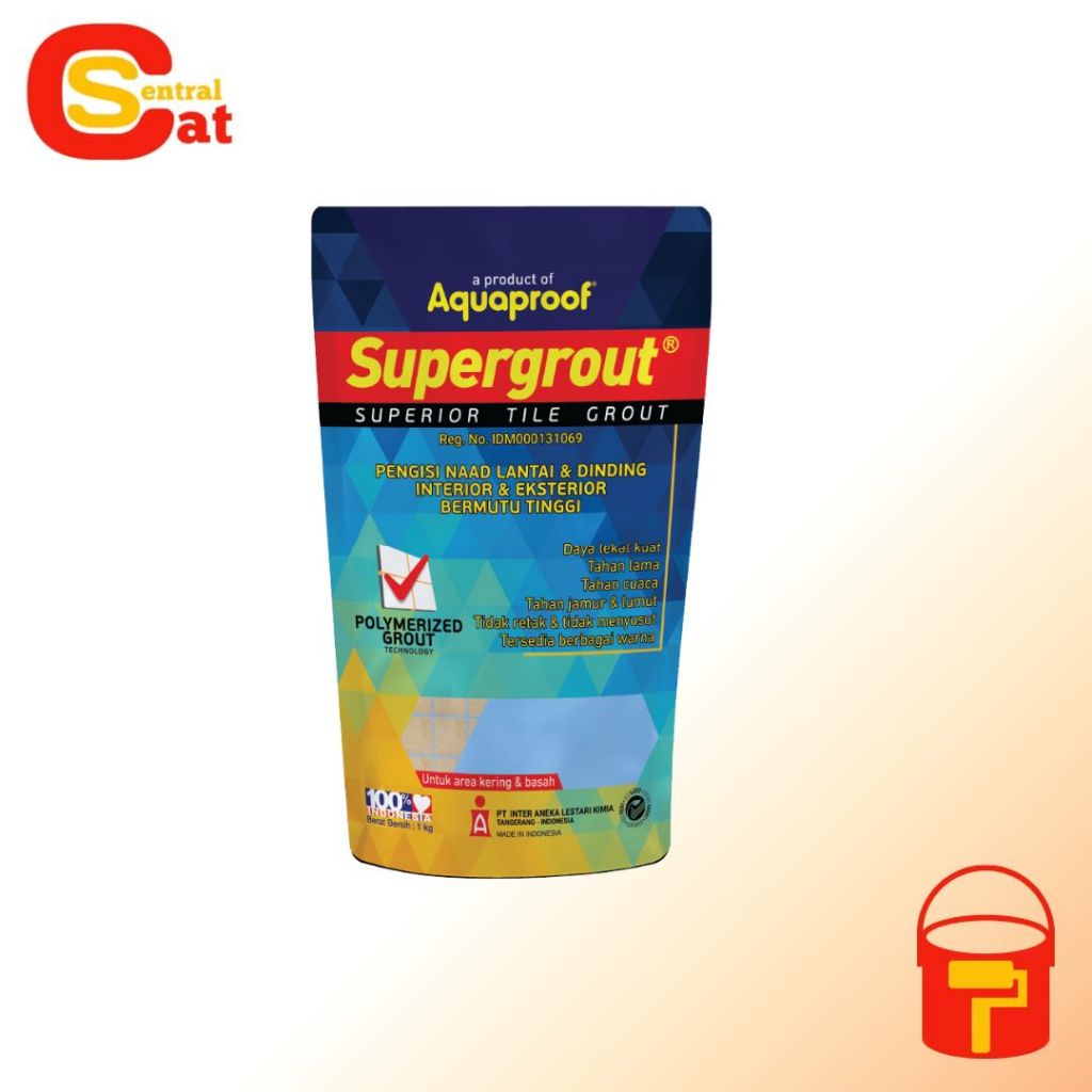 Supergrout Semen Pengisi Nat Keramik Lantai & Dinding - 1 Kg