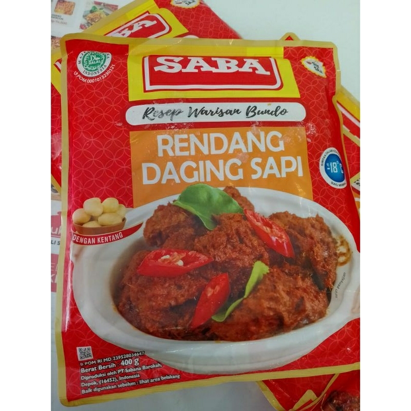 

SABA RENDANG DAGING SAPI