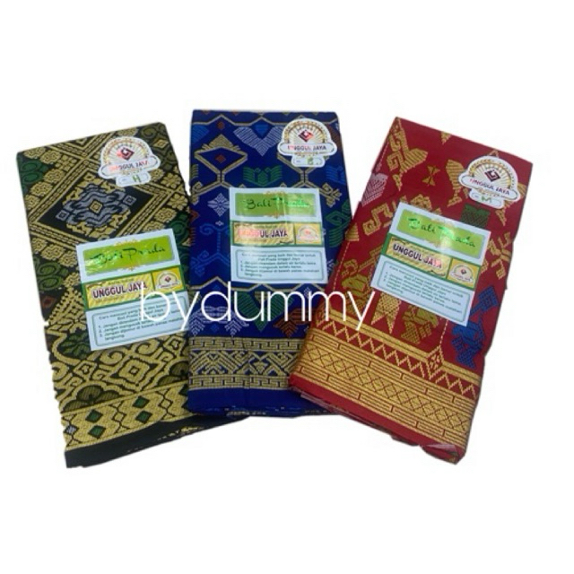 Batik Bali Prada Unggul Jaya bisa seragam motif warna grosir murah kombinasi emas