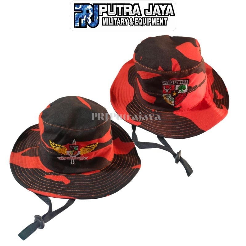 TOPI RIMBA PEMUDA PANCASILA TOPI LORENG PEMUDA PANCASILA
