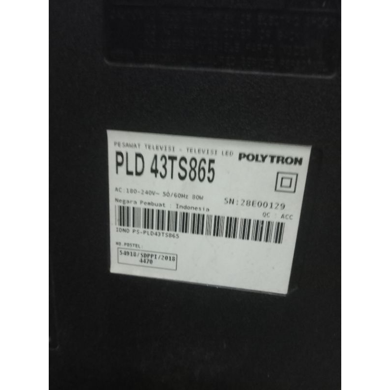 mb. Polytron 43TS865 digital