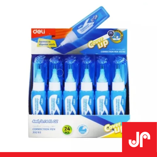 

DELI X AGNEZMO COVER UP CORRECTION PEN / TIPEX CAIR PEN STEEL TIDAK BERACUN 39293