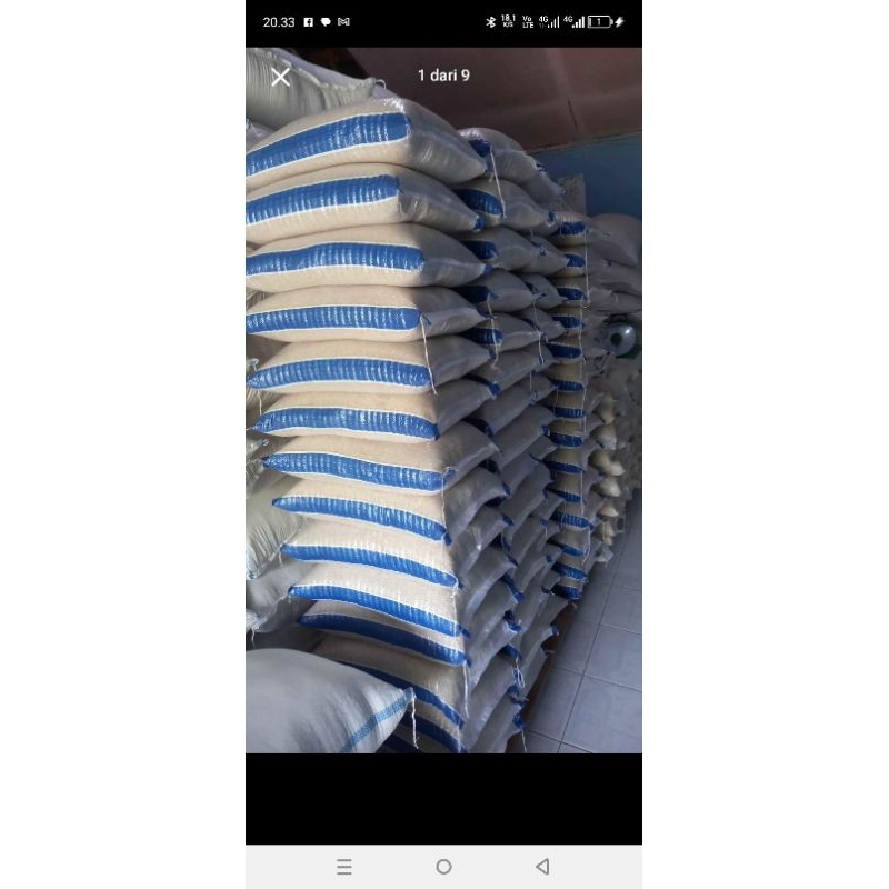 

Beras pulen putih bersih