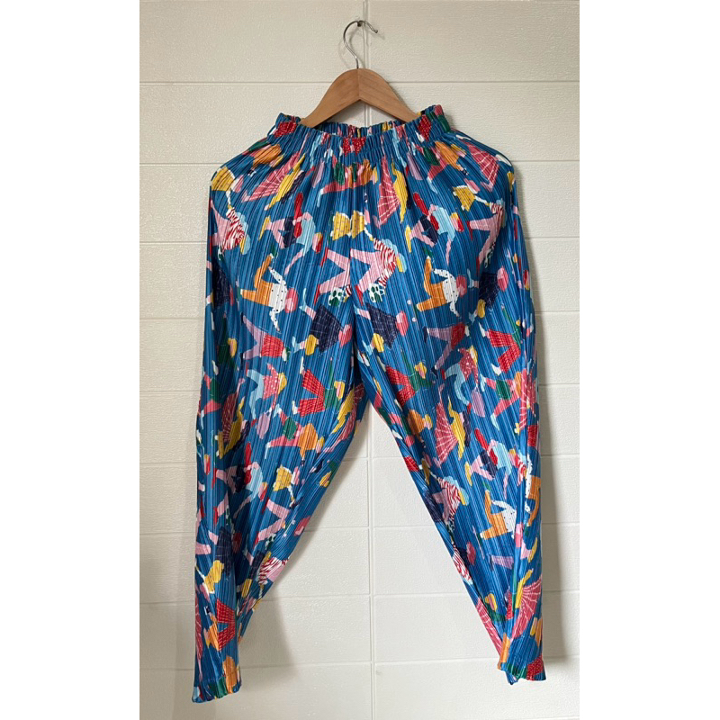 Nadjani Printed Pleats Pants