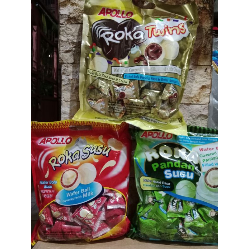 

APOLLO ROKA WAFER BALL PANDAN/ SUSU / TWINS .