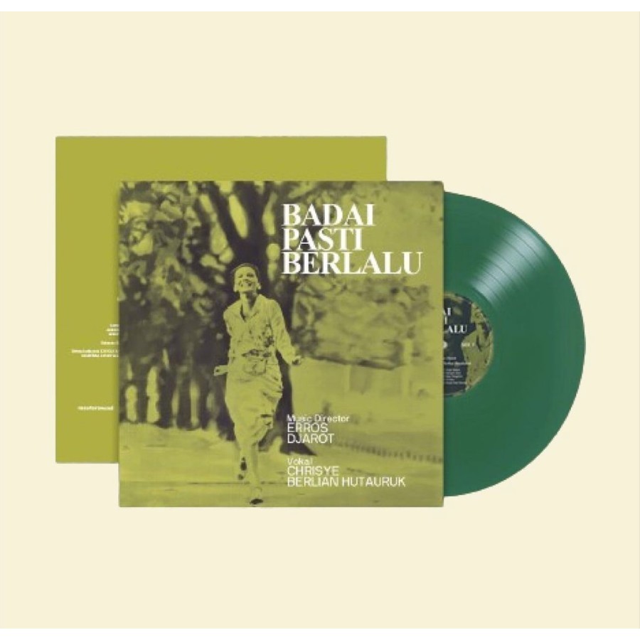 Vinyl / Piringan Hitam Erros Djarot, Chrisye, Berlian Hutauruk - OST Badai Pasti Berlalu LP -Green C