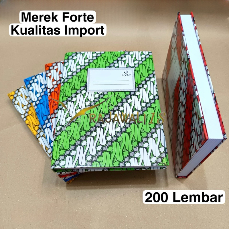 

Buku Kwarto 200 lembar Forte(Cover Tebal)