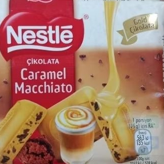 

Coklat caramel macchiato Nestle asli dari Turki