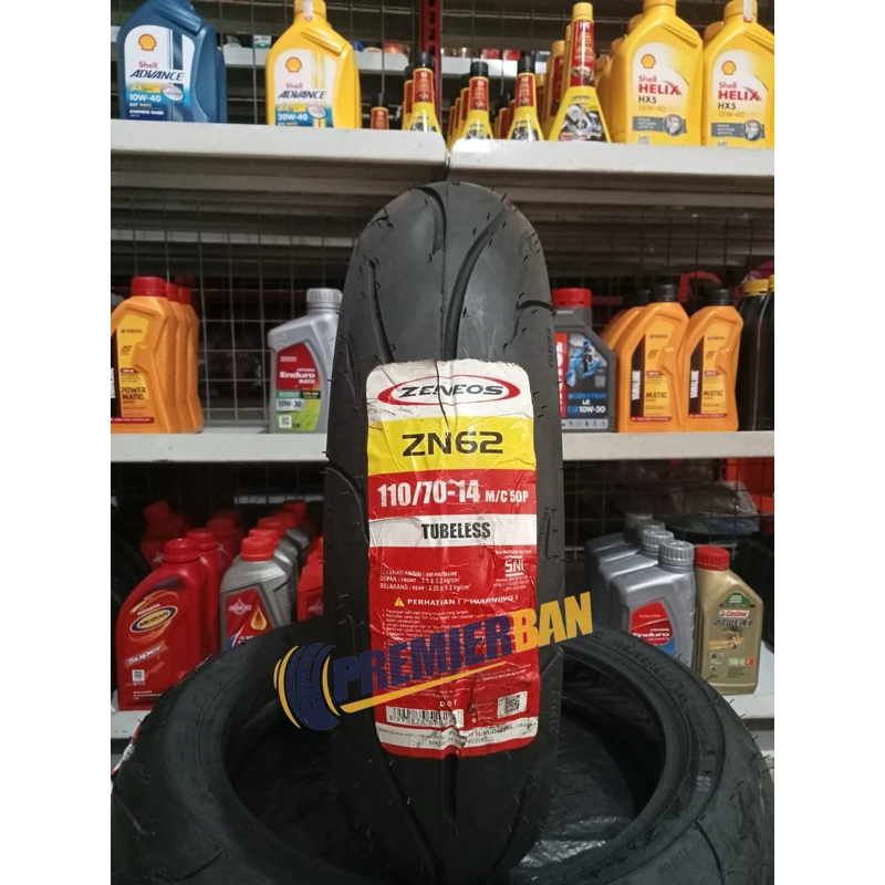 BAN ZENEOS ZN62 110/70-14 TUBELESS // BAN MOTOR BEAT,VARIO,PCX