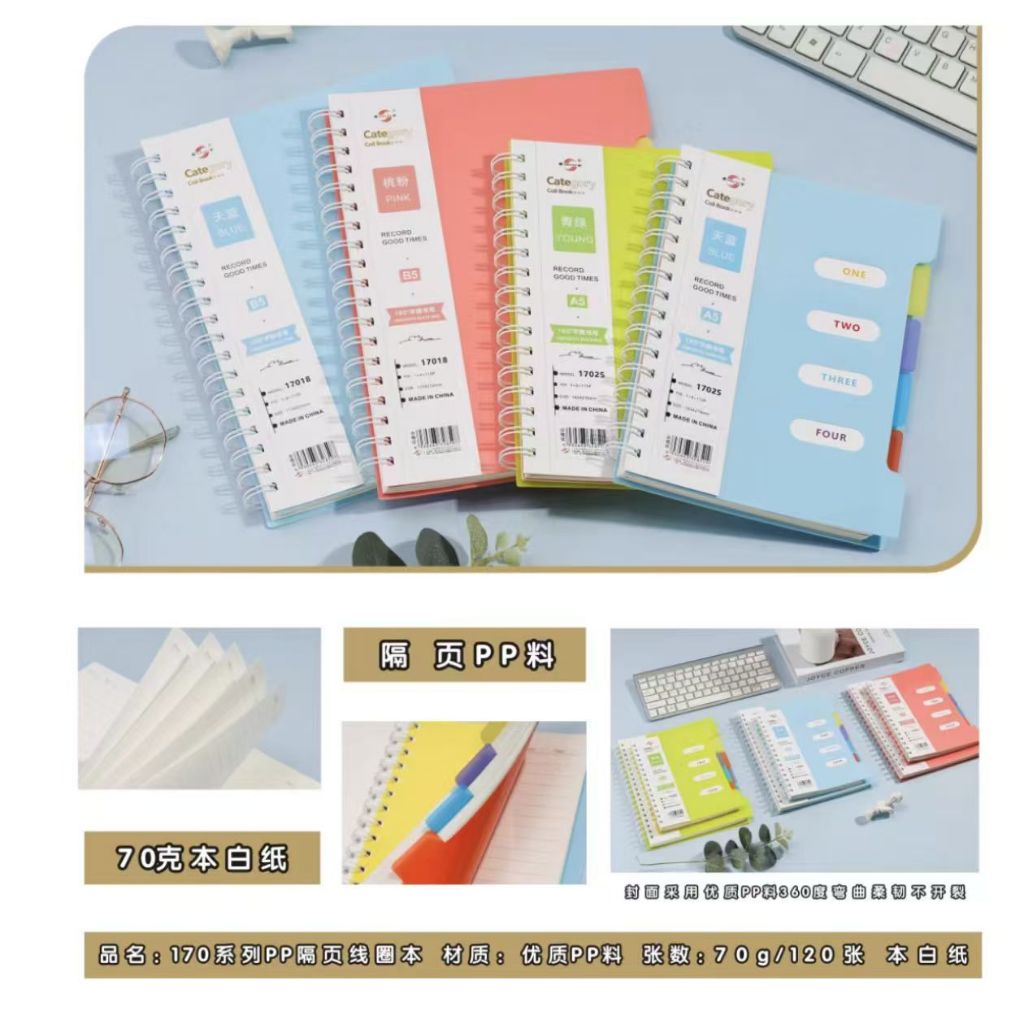 

Buku Agenda A5 Notebook Spiral Garis B5 Buku Catatan Diary Book Buku Agenda Ada Pembatas