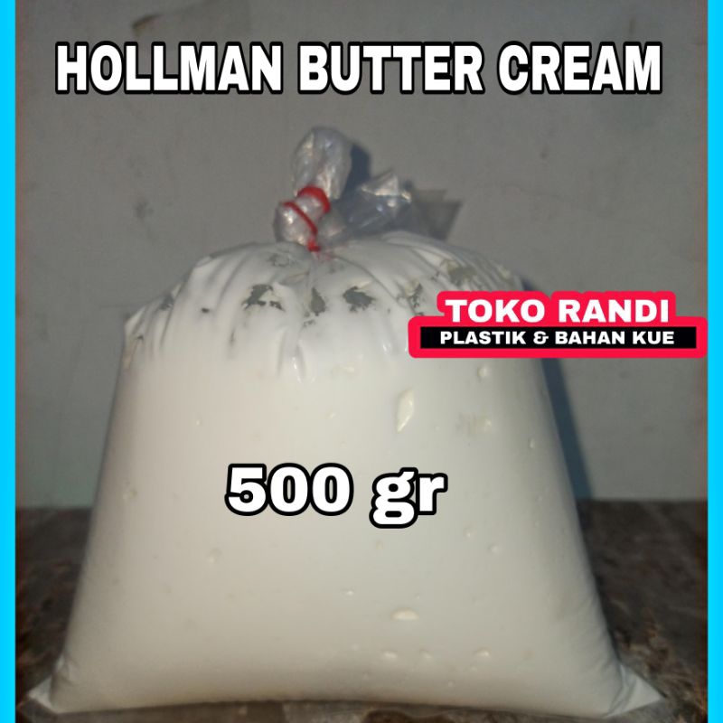 

HOLLMAN BUTTER CREAM PELAPIS RASA VANILLA 500g