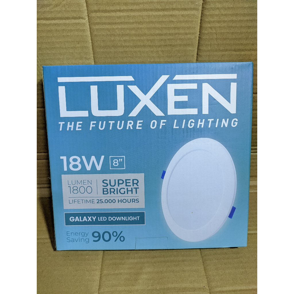 LUXEN Downlight LED Panel GALAXY INBOW BULAT 5W 7W 9W 12W 18W 24W Cahaya Putih dan Kuning