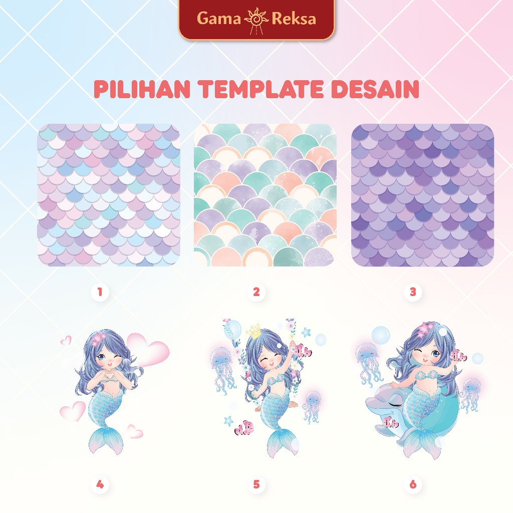 

Pilihan Desain Tema Mermaid Costum UV