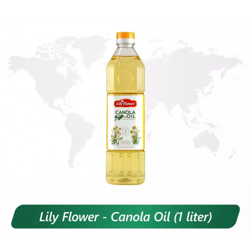 

Lily flower, canola oil