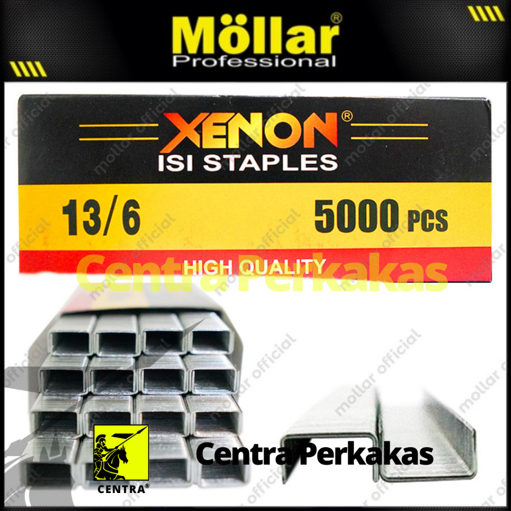 

[SATUAN] Isi Staples @5000Pcs 13/6 (6mm)
