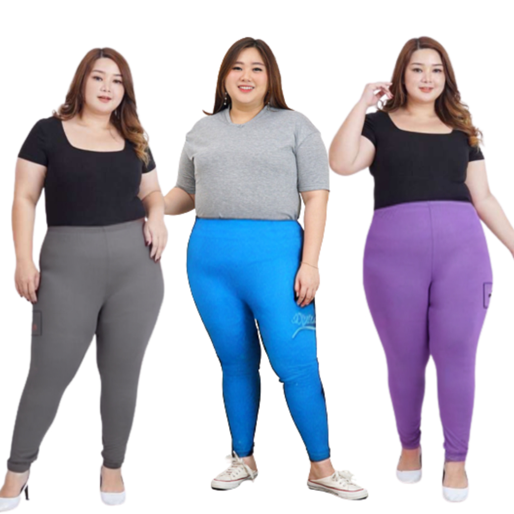 Legging Jumbo Spandek Hitam Leging Premium Tebal Import Legging Olahraga Wanita Legging Import Wanit