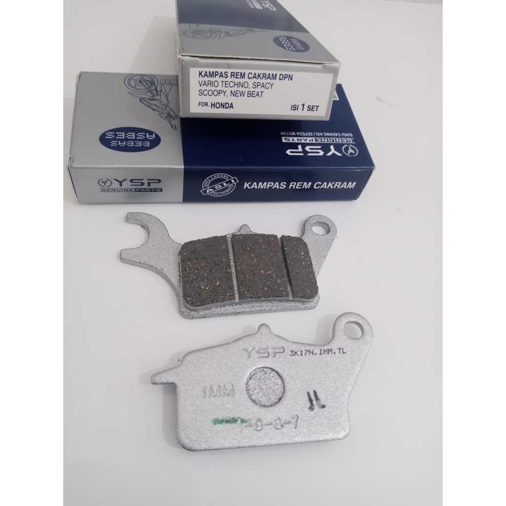 Disped Dispad Disc pad Kampas Rem Depan KVB VARIO CBS/BEAT FI BEAT ESP Ysp asli