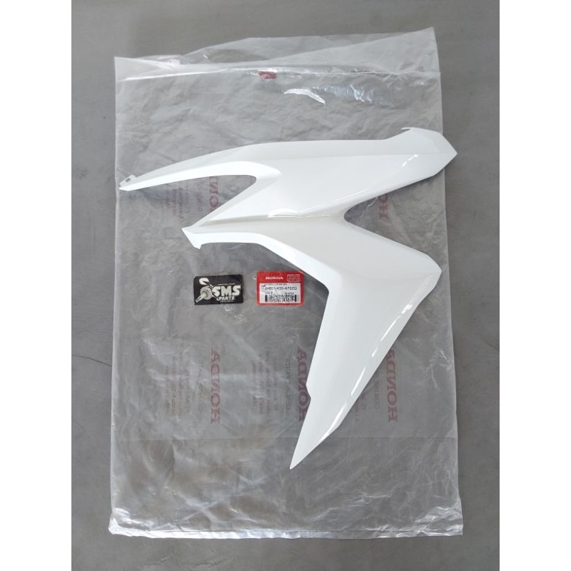Cover L Sayap Kiri Depan Putih Bersih Vario 125 150 LED New (2018 - 2022) Original 64601 K59 A70ZQ