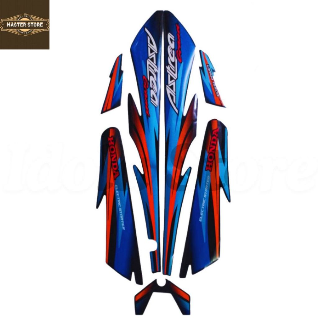 Stiker Sticker Striping Astrea Grand 1996 - List Astrea Grand 1996 termurah&terlaris