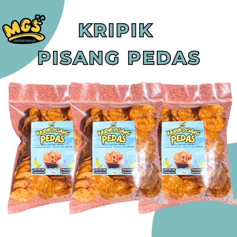 

Keripik Pisang Pedas Manis 150 Gram