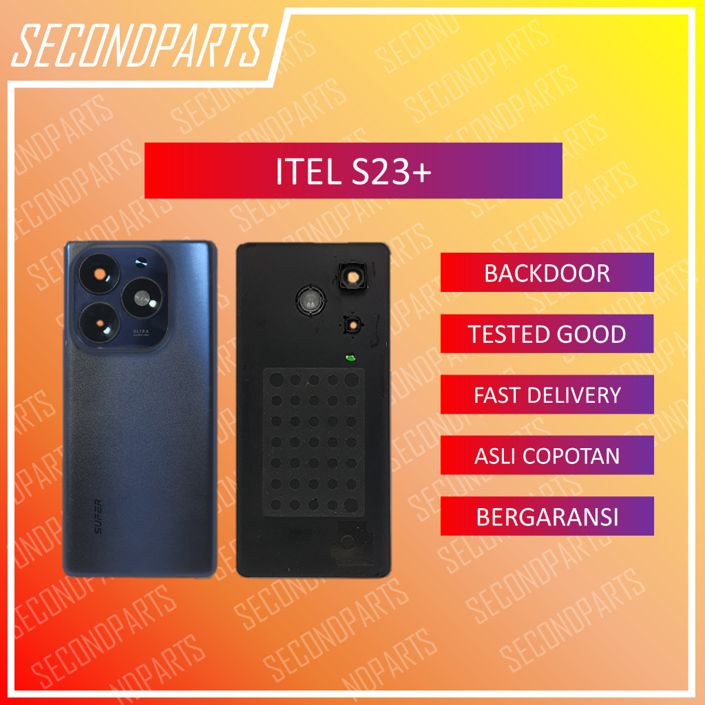 CASING BACKDOOR BACK DOOR COVER ITEL S23+ ITEL S23 PLUS S681LN ORIGINAL COPOTAN