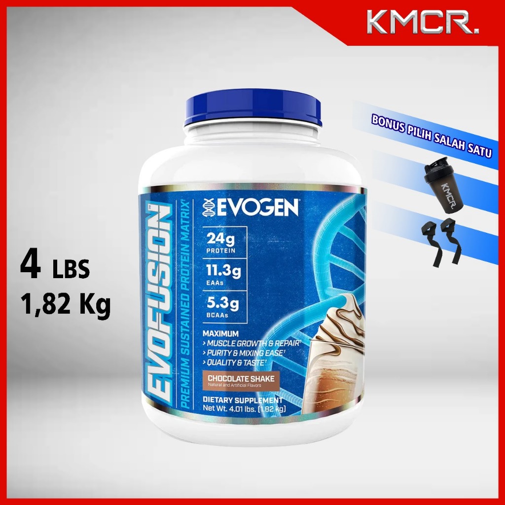 EVOGEN EVOFUSION 4,6 LBS BPOM EVOGEN WHEY PROTEIN - KMCR NEXTLEVEL