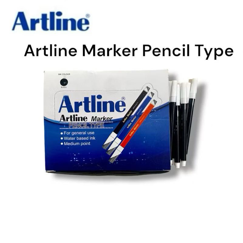 

Spidol Artline / Artline Marker Pencil Type / Hitam