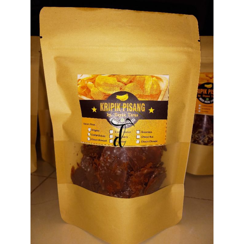 

KERIPIK PISANG COKLAT LUMER 100 gram / KERIPIK PISANG COKLAT LUMER BY DOYAN TERUS