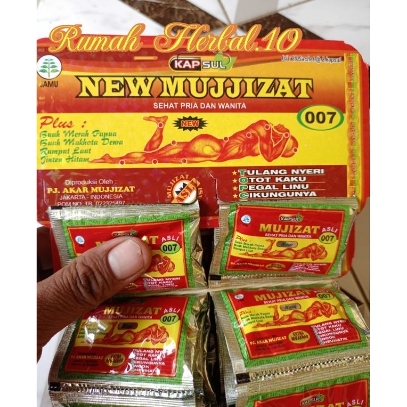 New Mujizat Kapsul Asam Urat Original