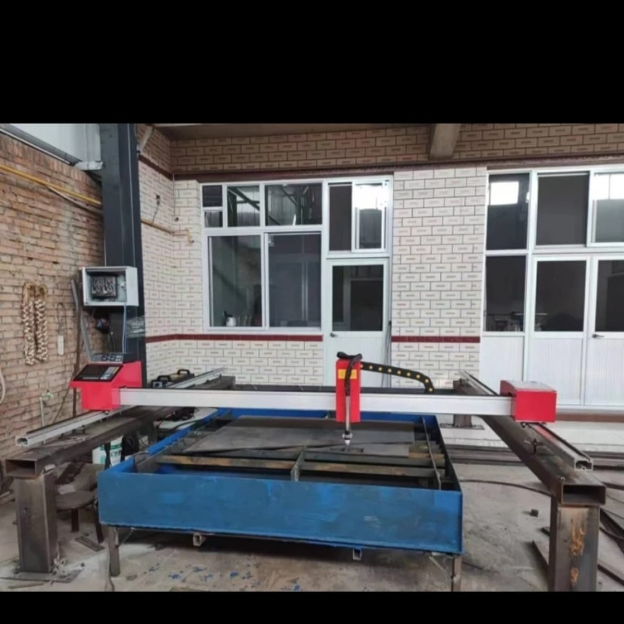 Mesin CNC Gantry Plasma + Flame Cutting 2in1 Stahlwerk 2500-6000