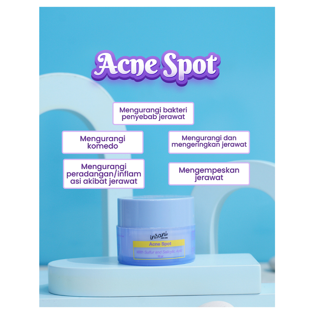 Acne Spot - Insani Skincare Official Insani skincare, insani skincare BPOM, insani skincare official