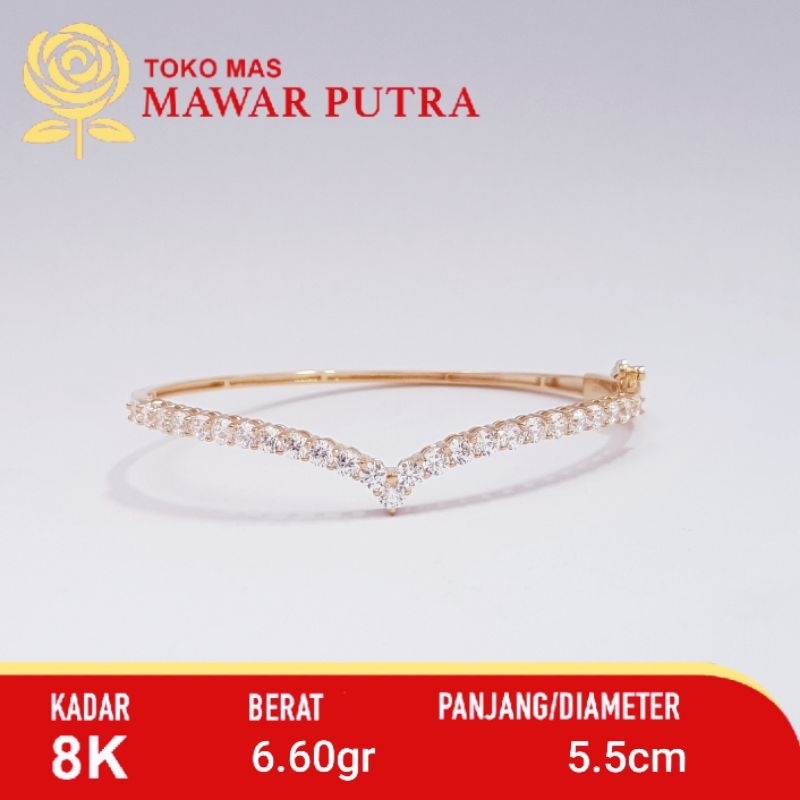 Gelang Oval Aurel Fashion AYU GOLD 8K